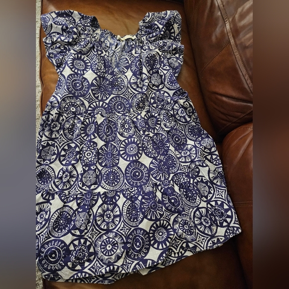 Marie Oliver Kara dress In Iris Coin Print Size 1 Small Excellent - Picture 5 of 8